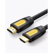  Кабель UGREEN HD101 10129 HDMI Male To Male Round Cable 2m Yellow/Black 