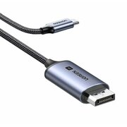  Кабель UGREEN CM556 25157 USB-C to DisplayPort 8K Cable 1m Black/Space Gray 