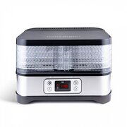  Сушилка для овощей и фруктов BQ FD1001 черный/серебристый 