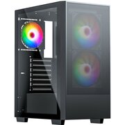  Корпус ACD Citadel 106 (AH-TC6GA-0000) ATX, Black, USB3.0*1, USB*2+HD audio,1*12cm ARGB rear+2*14cm ARGB front ,TG 