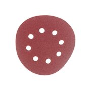  Круги абразивные Сибртех 738037 на ворсовой подложке под липучку, перфорированные, P 60, 125 мм, 5 шт. 