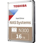  HDD Toshiba SATA-III 16Tb HDWG31GUZSVA NAS N300 (7200rpm) 512Mb 3.5" Bulk 