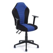  Кресло Chairman game 8 чёрное/синее 