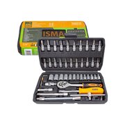  Набор инструментов ISMA-2462-5(47891) 1/4" 46 предметов 