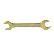  Ключ рожковый Сибртех 14310 17х19мм, желтый цинк 