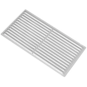  Решетка вентиляционная MAUNFELD Maan, прямоугольная, нержавеющая сталь/сатин 
