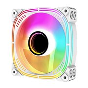  Вентилятор ALSEYE Luna-120-W-P White, 120x120x25mm, DC 12V, 650-1800RPM, 12VDC, 0.25A, 47.2CFM 