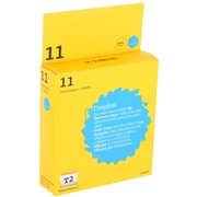  Картридж T2 C4836A №11 (IC-H4836) для HP Business InkJet 1200/2200/2600/2800/CP1700/Pro K850, голубой, 1750 стр 