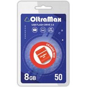  USB-флешка Oltramax OM 8GB 50 Orange Red 2.0 