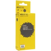  Картридж T2 CLI-451GY XL (IC-CCLI-451GY) для Canon PIXMA MG6340, серый, с чипом, 11 мл. 