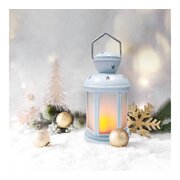  Декоративный фонарь NEON-NIGHT 513-067 12х12х20,6см, белый, теплый цвет свечения с эффектом пламени свечи 