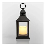 Декоративный фонарь NEON-NIGHT 513-051 со свечкой, 10.5х10.5х24см, черный, теплый 