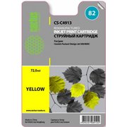  Картридж Cactus C4913 струйный CS-C4913 №82 желтый (72мл) для HP DJ 500/800C 