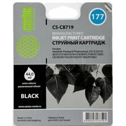  Картридж струйный Cactus CS-C8719 №177XL черный (38мл) для HP 3100/3110/3207/3210/3213/3214/3308/8250/8253/C5140 