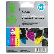  Картридж струйный Cactus CS-CB337 №141 многоцветный (9мл) для HP DJ D4263/D4363/D5360/DJ J5783/J6413 