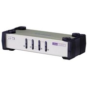  KVM-переключатель Aten CS84U-AT 4-портовый 1 user HDB15(SVGA Female)+KBD(PS/2)+Mouse(PS/2) KVM-порты SPHD18(Female) 