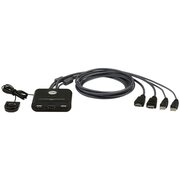  KVM-переключатель Aten CS22HF 2-Port USB FHD HDMI Cable KVM Switch 