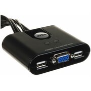  KVM-переключатель Aten CS22U-AT 2-Port USB VGA Cable KVM Switch with Remote Port Selector 