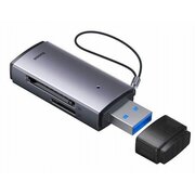  Картридер Baseus Lite (WKQX060013) USB-A to SD/TF Card Reader Grey 