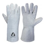  Краги сварщика Jeta Safety JWK101 Light JWK101-XL с крагой из спилковой кожи р.10/XL серый 