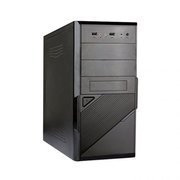  Корпус ExeGate EX284022RUS Minitower BA-201 Black, mATX, без БП, 2*USB, Audio 