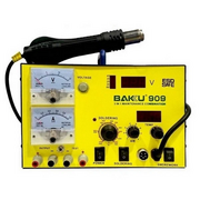  Паяльная станция BAKU BK-909 термовоздушная, 3 в 1, с источником питания 