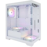  Корпус 1STPLAYER Miku Mi7 White (Mi7-WH-2F1R-W-1F1-W) / ATX / 3x120mm LED fans 