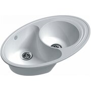  Мойка Ewigstein Elegant E- W90KF гранит, иней 