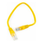  Патч-корд Cablexpert PP12-0.25M/Y жёлтый 