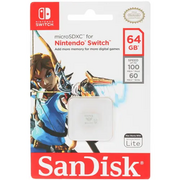  Карта памяти SanDisk Nintendo Switch SDSQXAO-064G-GN3Z 64GB microSDXC Class 10 UHS-I A1 C10 V30 U3 