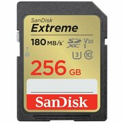  Карта памяти SanDisk Extreme SDSDXVV-256G-GNCIN 256GB SDXC Class 10 V30 UHS-I U3 