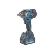  Гайковерт NORDBERG NE808K аккумуляторный, 1/2", 21В, 1200 Нм с двумя 4A акк. и зар. уст-вом 1,8A, в кейсе 
