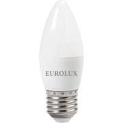  Лампа Eurolux LL-E-C37-6W-230-2,7K-E27 