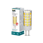  Лампа IEK Сorn LLE-Corn-5-012-40-G4 (LED капсула 5Вт 12В 4000К керамика G4) 