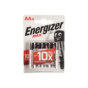  Батарейка Energizer Max LR6 AA BL4 (E301037100) 