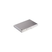  Визитница карманная Durable Business card BOX 55х90мм (15 визиток) алюминий серебристый 