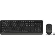  Клавиатура + мышь A4Tech Fstyler FG1010S (FG1010S Grey) клавиатура черный/серый мышь черный/серый USB беспроводная Multimedia 
