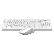  Клавиатура + мышь A4Tech Fstyler FG1010S (FG1010S White) клавиатура белый/серый мышь белый/серый USB беспроводная Multimedia Touch 