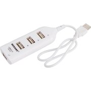  Разветвитель Rexant 18-4105-1 USB 2.0 на 4 порта белый 