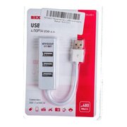  Разветвитель Rexant 18-4103-1 USB на 4 порта белый 