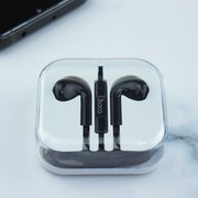  Наушники HOCO M1 Max crystal earphones with mic, black 