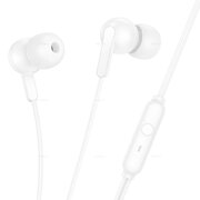  Наушники HOCO M124 Wide universal earphones with microphone (белые) 
