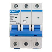  Автоматический выключатель CHINT NXB-63S (296832) 3P 50А 4.5kA х-ка C R 
