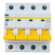  Выключатель автоматический модульный IEK ВА 47-29 ИЭК MVA20-4-063-C 4п C 63А 4.5кА 