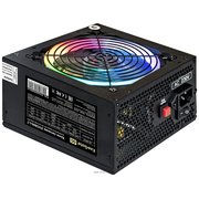  Блок питания ExeGate EX289069RUS 800W EVO800-LT (ATX, APFC, 12cm RGB fan, 24pin, (4+4)pin, PCI-E, 5xSATA, 3xIDE, FDD, black) 