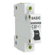  Выключатель автоматический EKF Basic ВА 47-29 (mcb4729-1-32C) 1P 32А (C) 4,5кА 