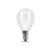  Лампа светодиодная Gauss Filament 105201109-D 9Вт E14 шар 220B 3000K св.свечения белый теплый уп/10шт 