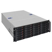  Корпус ExeGate Pro 4U660-HS24 EX292260RUS RM 19", высота 4U, глубина 660, без БП, 24xHotSwap, USB 