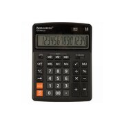  Калькулятор настольный BRAUBERG Extra-14-BK 250474, черный 