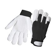  Перчатки кожаные Jeta Safety Winter Mechanic JLE305-9/L черный/белый 
